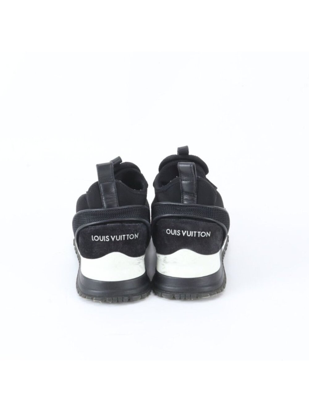 Louis Vuitton Run Away Line 37 Low Cut Sneakers Leather Black - Picture 4 of 7
